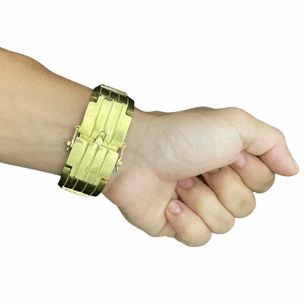 Bracelete 26mm mão fé cristo e mão fé - Imagem 9