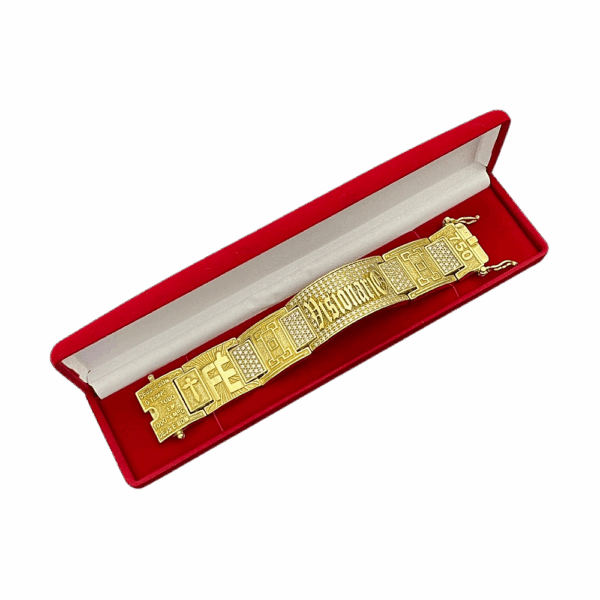 Bracelete 30 mm Visionário cravejado - Imagem 2