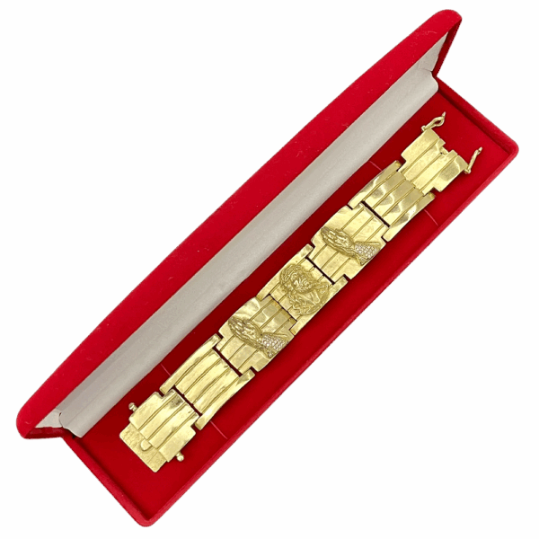 Bracelete 26mm mão fé cristo e mão fé - Imagem 5