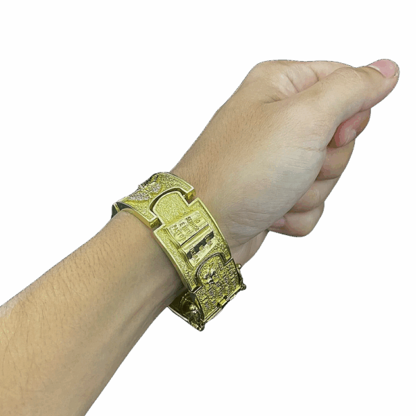 Bracelete 25 mm Cruz, Coração, Fé, Cristo, Mão e Bíblia - Imagem 4