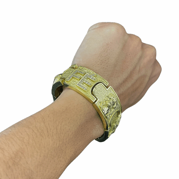 Bracelete 25 mm Cruz, Coração, Fé, Cristo, Mão e Bíblia - Imagem 5