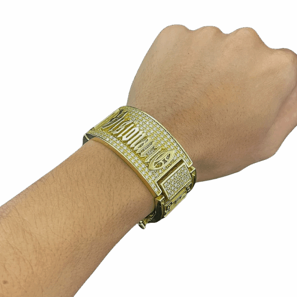 Bracelete 30 mm Visionário cravejado - Imagem 3