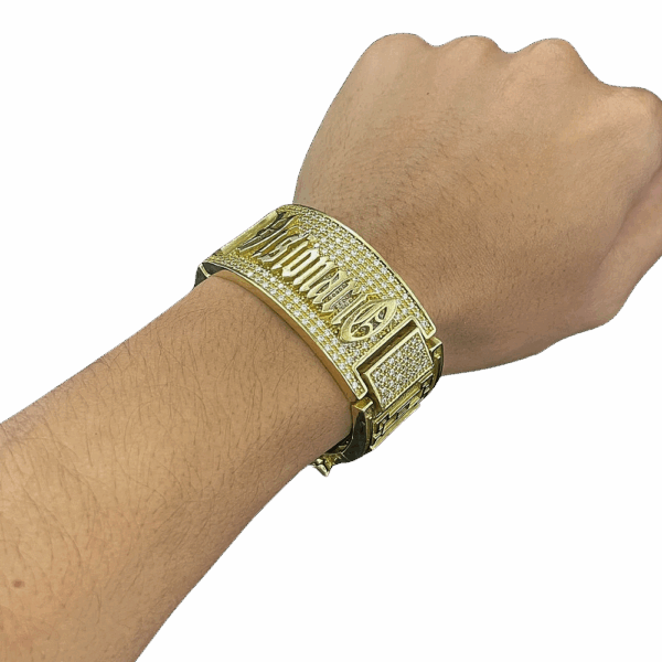 Bracelete 30 mm Visionário cravejado - Imagem 4